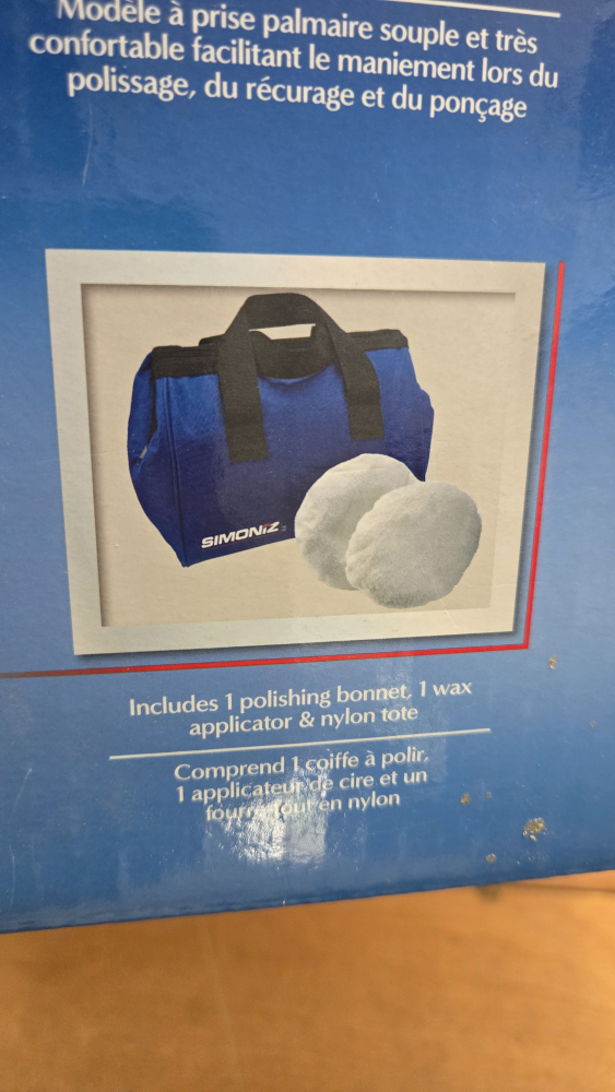 Simoniz 8" Random Orbit Polisher/Waxer Kit - New - photo 3