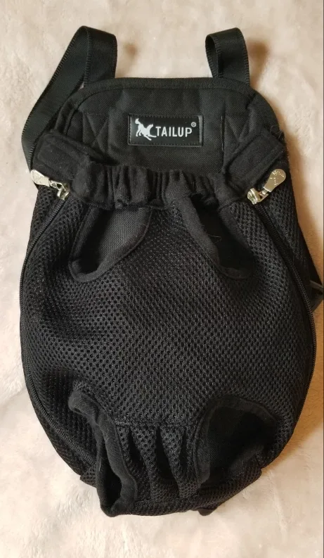 Tailup Pet Carrier Backpack Black thumbnail
