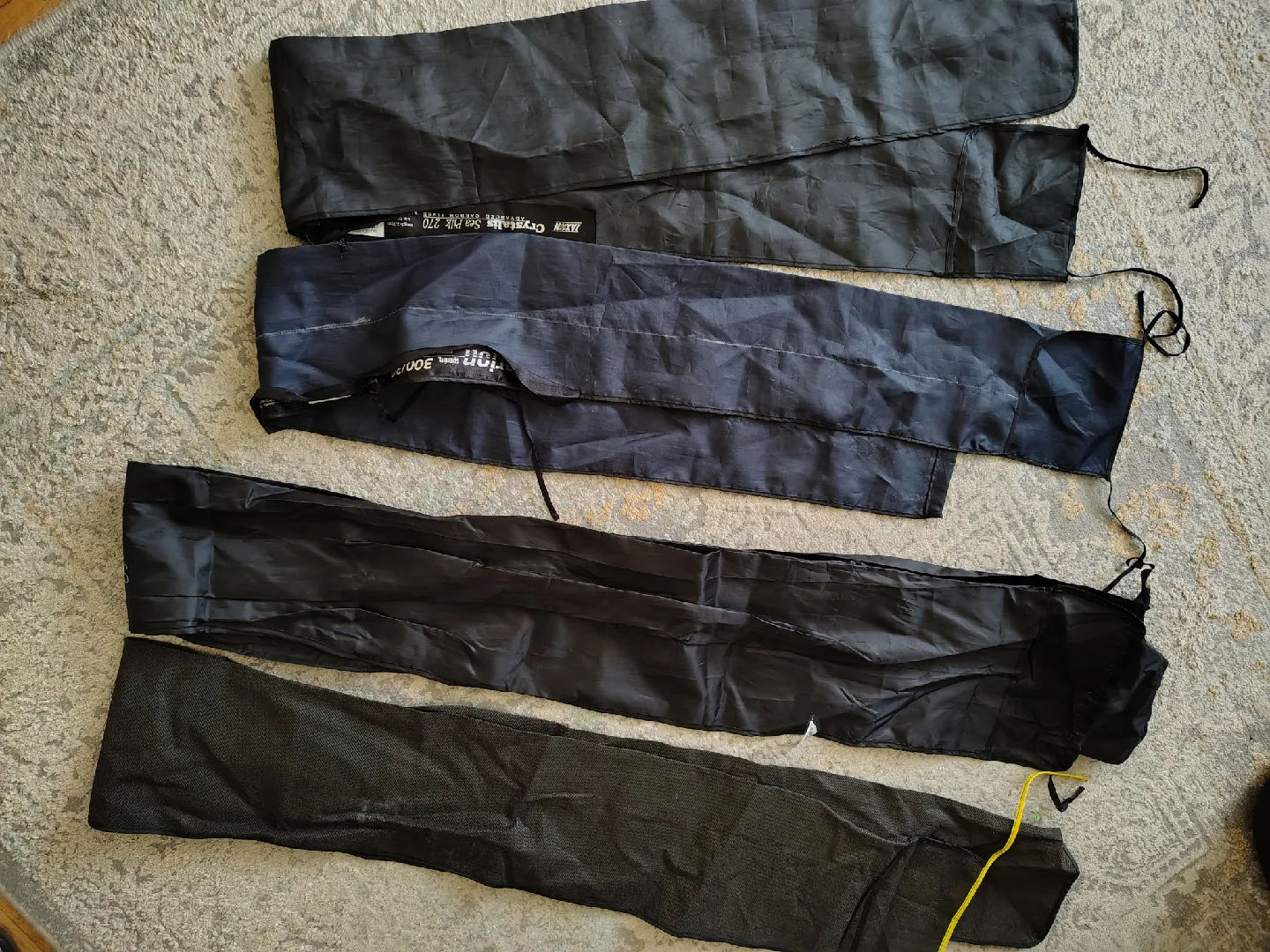 Set of 4 Fishing Rod Sleeves / Pouches - all 4 for $30 thumbnail