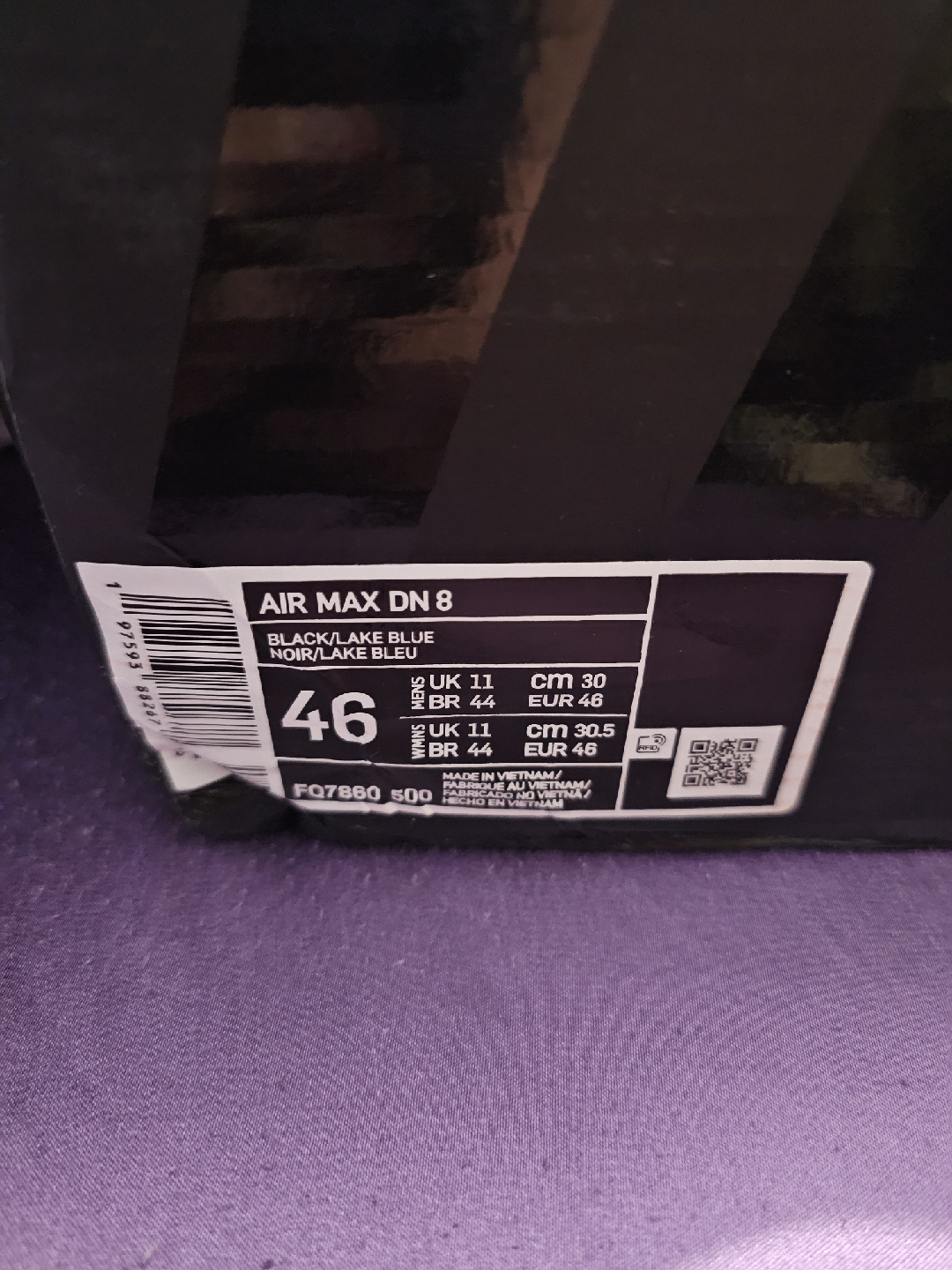 Nike Air Max DN 8 Black/Blue, Size 12 - photo 3