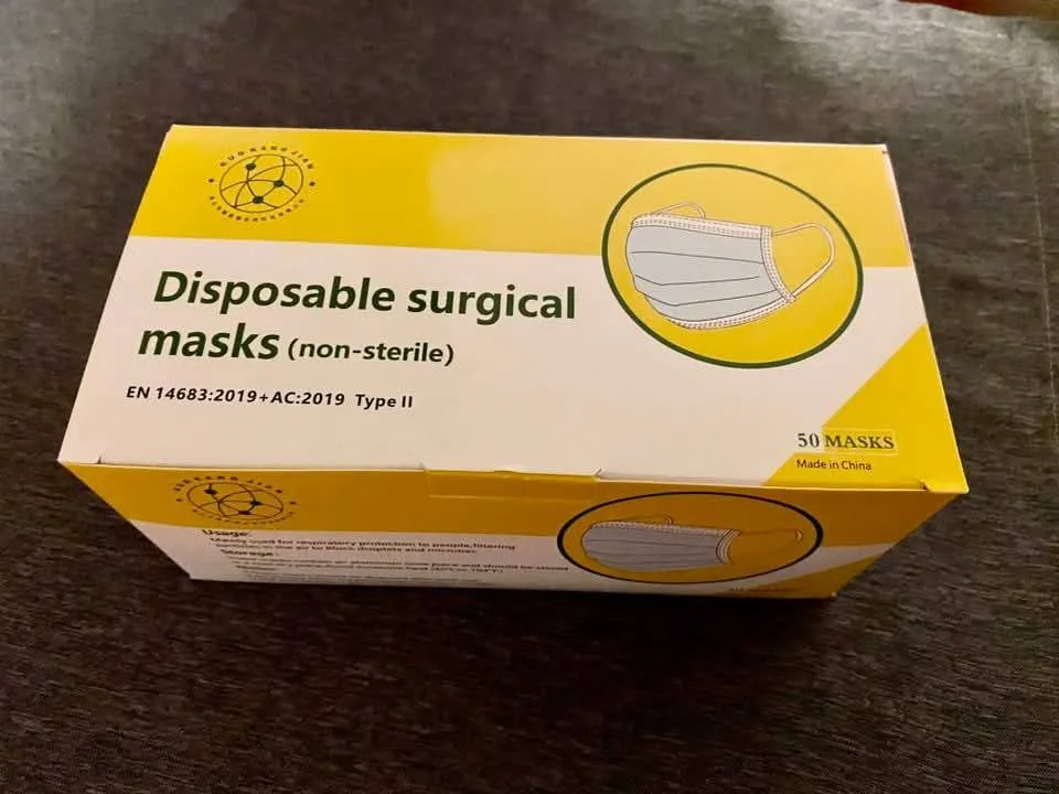 Disposable Surgical Masks (50 count) thumbnail