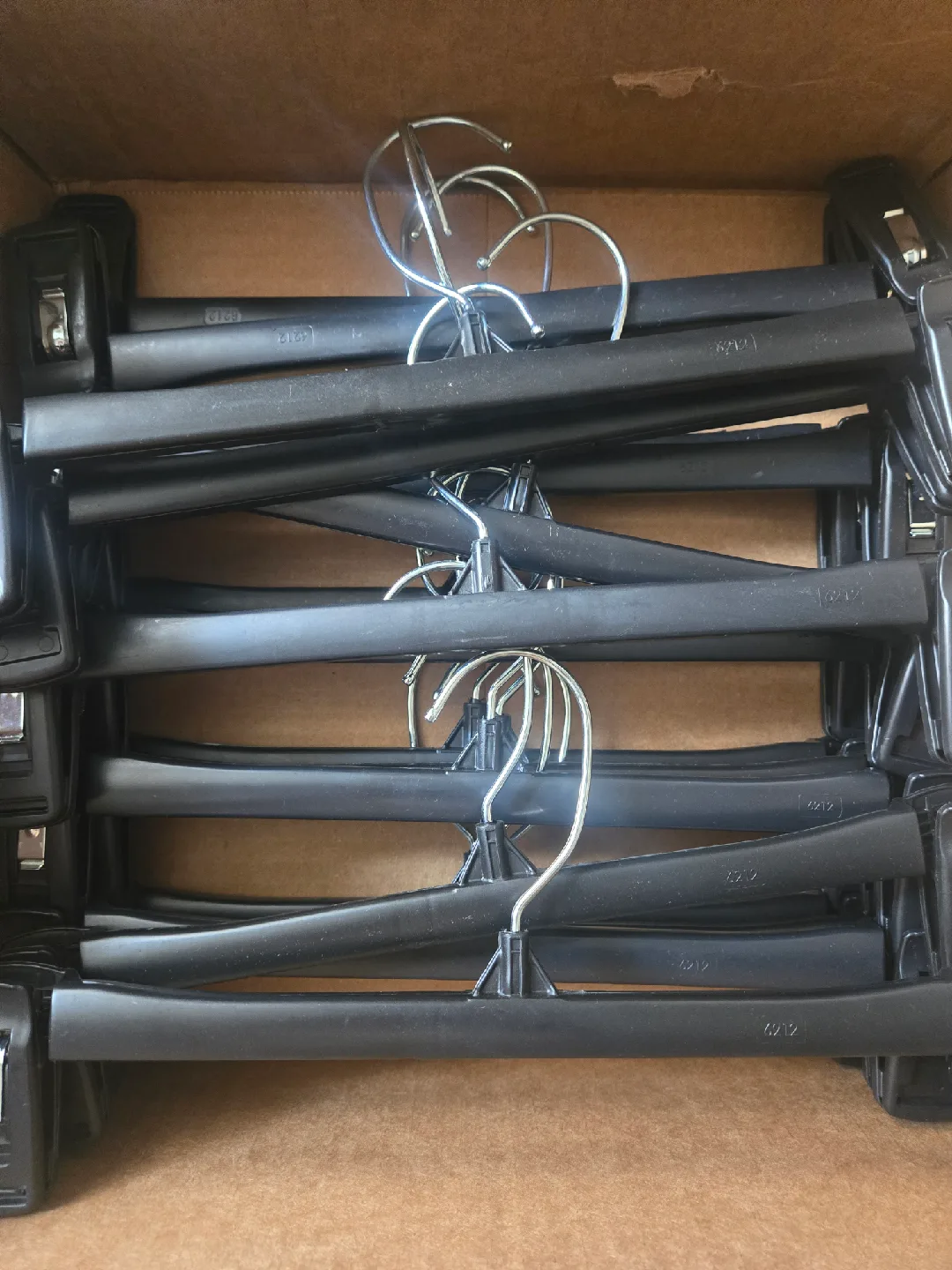 Black Pants Hangers - Lot of 12 🥕 thumbnail