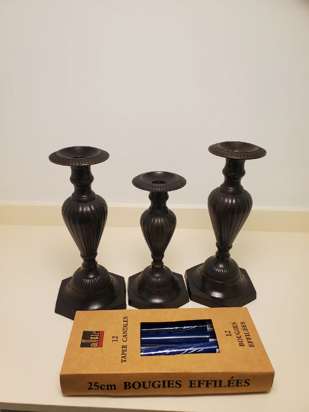Candle Holders with Taper Candles 🥕 thumbnail