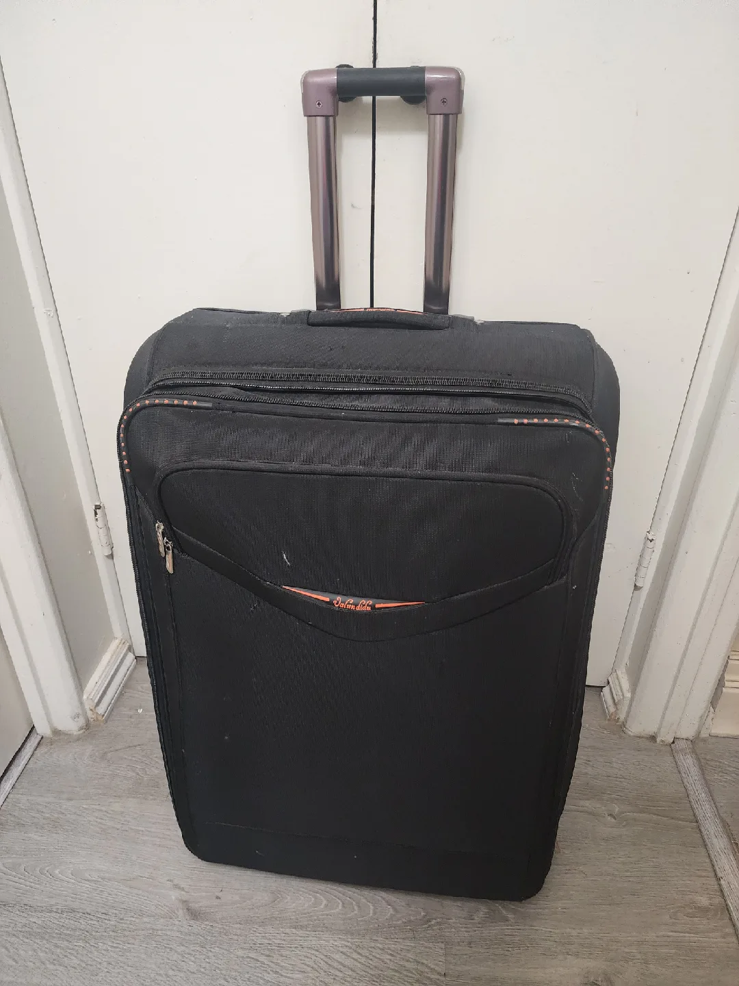 Dalundidu Black Rolling Suitcase image indicator(5)