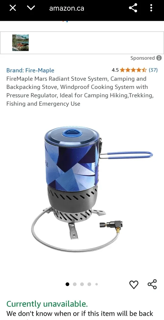 Fire-Maple Mars Radiant Stove System thumbnail