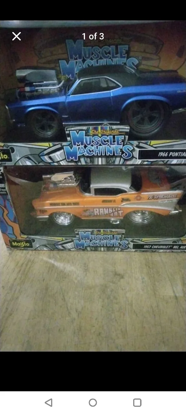 Muscle Machines 1966 Pontiac GTO Diecast Car image indicator(2)