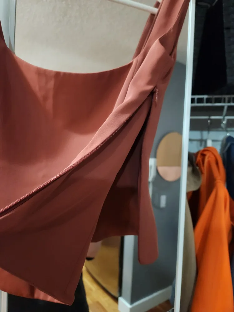 Wilfred Terracotta Corset Tank Top - Size 4 image indicator(3)