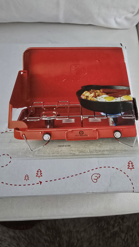 Brand New 2-Burner Propane Stove With Propane - photo 2