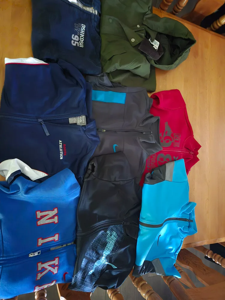 Assorted Jackets & Sweaters - Puma, Old Navy, Nike & More! image indicator(2)