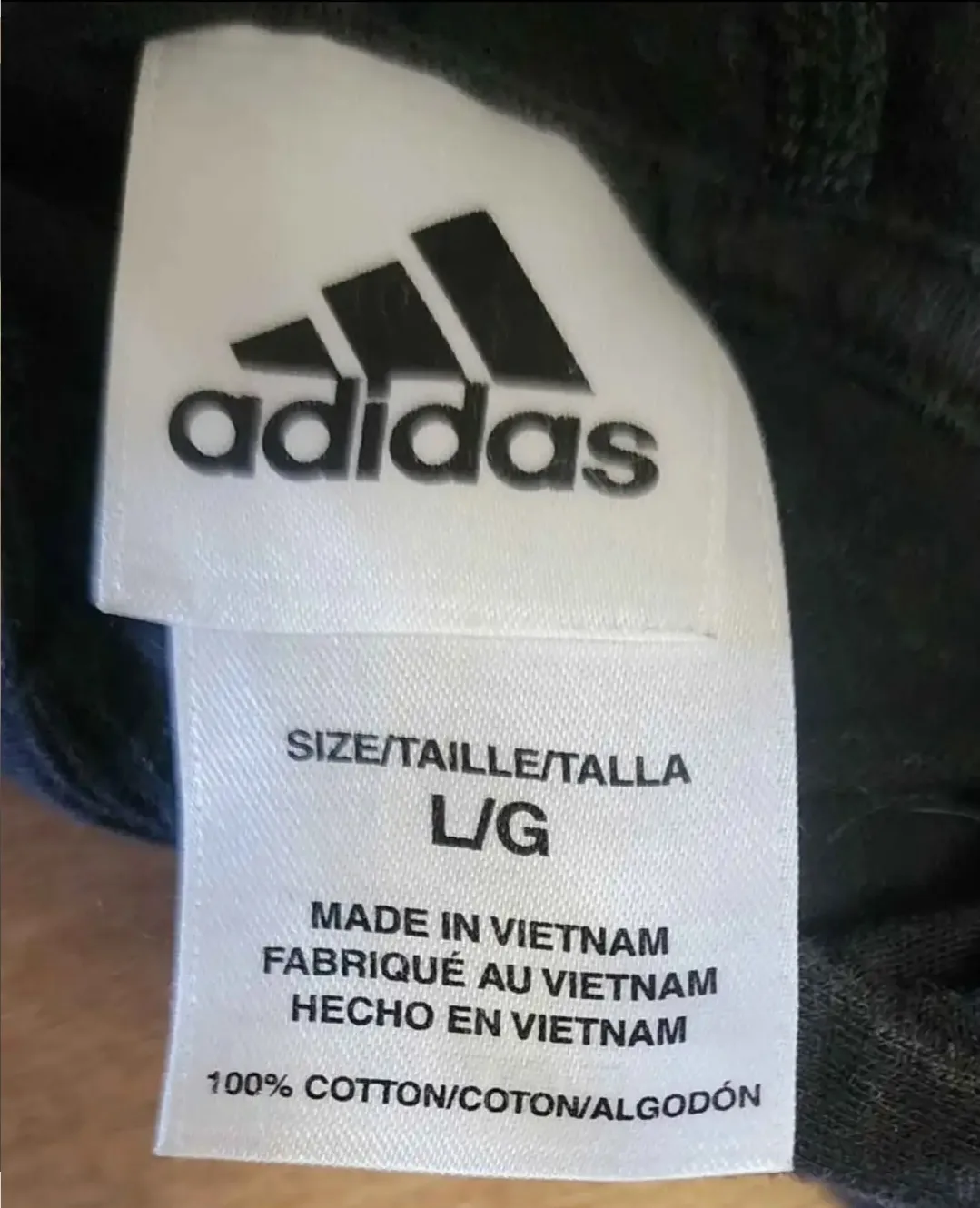 Adidas Black Long Sleeve Hoodie - Size L image indicator(4)