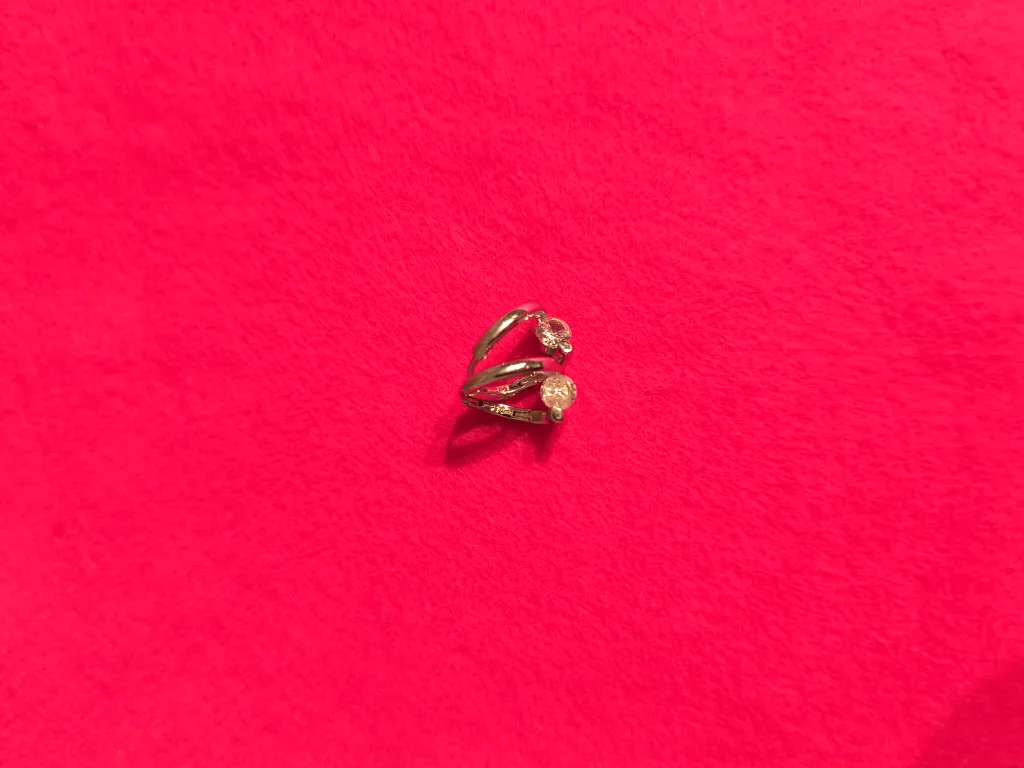 925 Silver Tone Hoop Earrings with Cubic Zirconia image indicator(3)