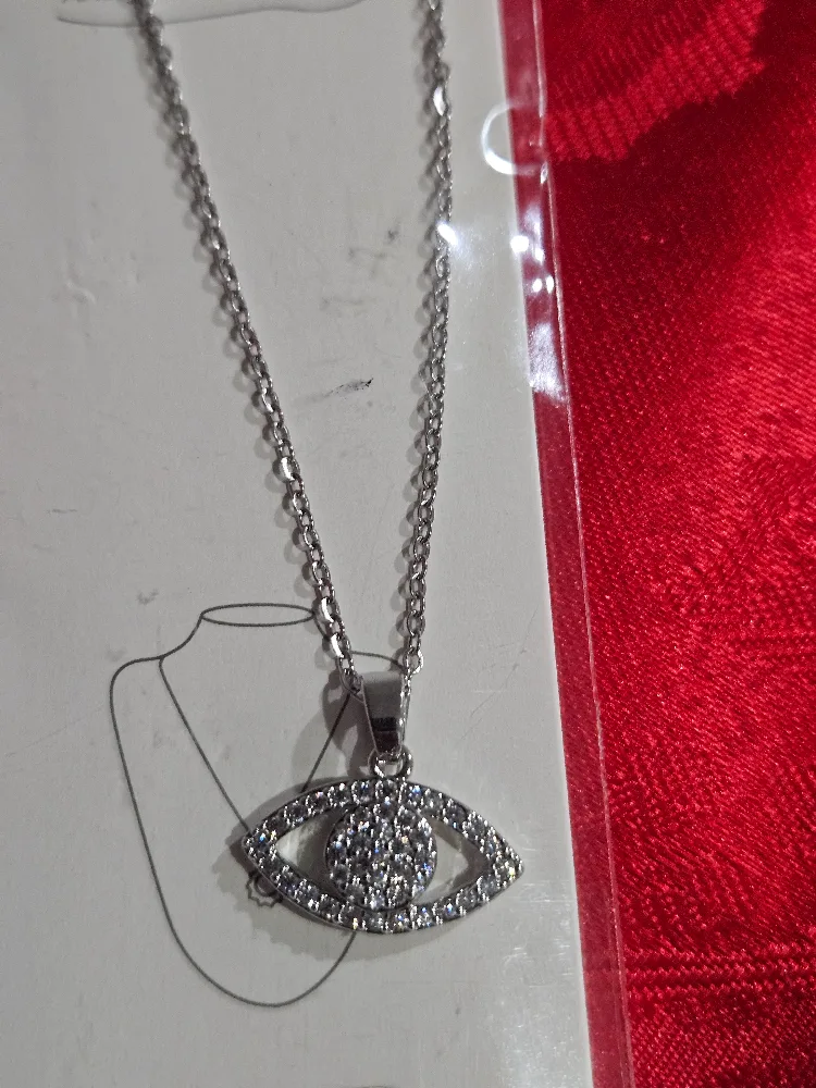 Stainless Steel Evil Eye Necklace thumbnail