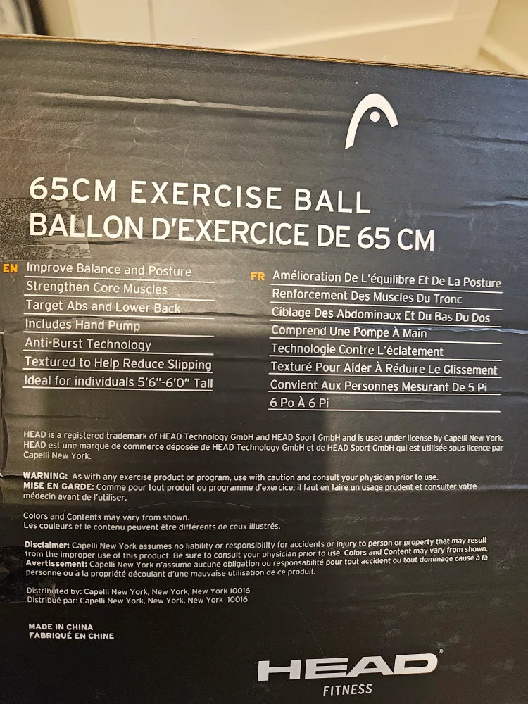 Exercise Ball - New in Box! image indicator(4)