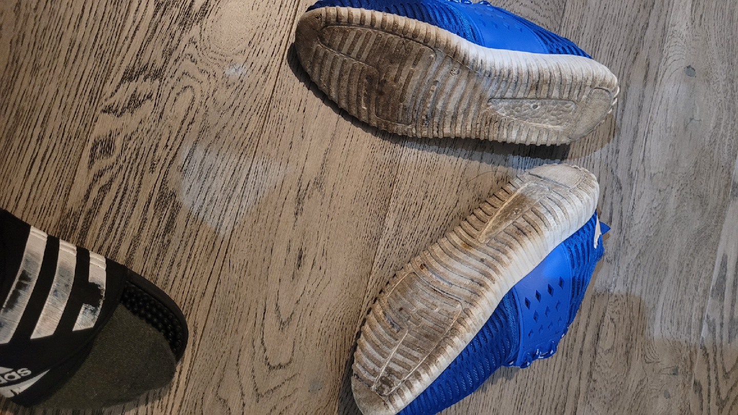 Assorted Shoes - Black Boots, Brown Loafers, Blue Sneakers - photo 5