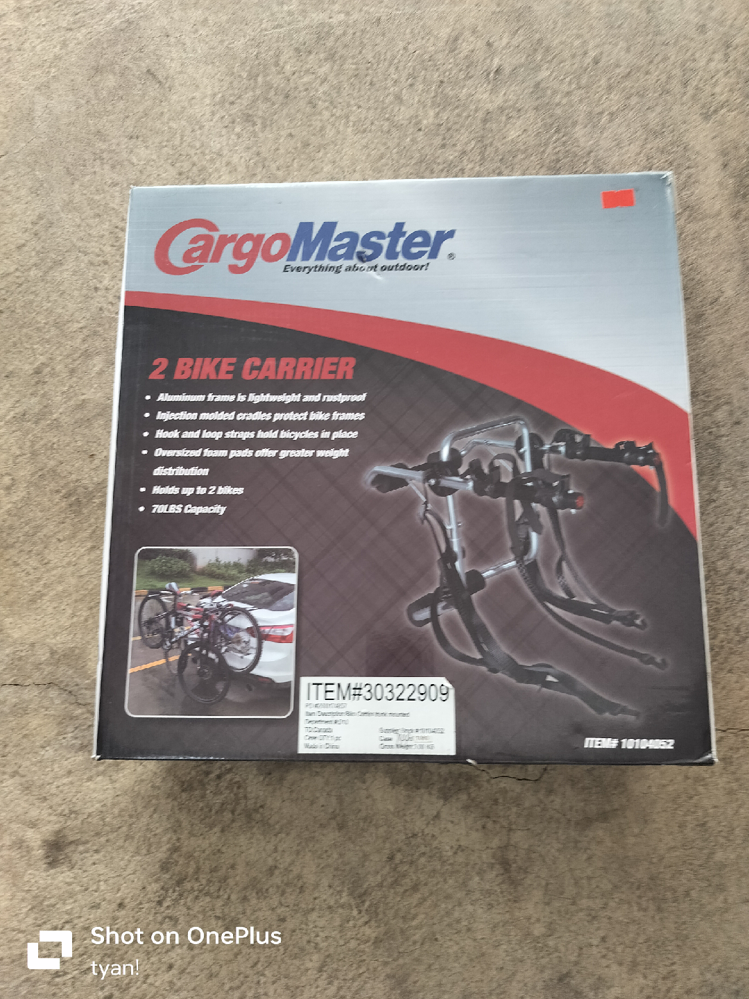 CargoMaster 2 Bike Carrier - New in Box!