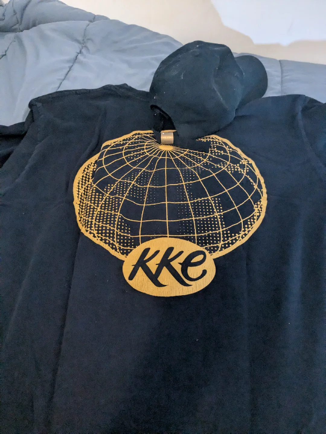 KKE Black T-Shirt and Hat Set WIZ KHALIFA thumbnail