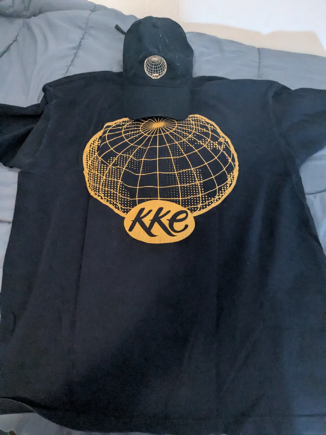 KKE Black T-Shirt and Hat Set WIZ KHALIFA image indicator(3)