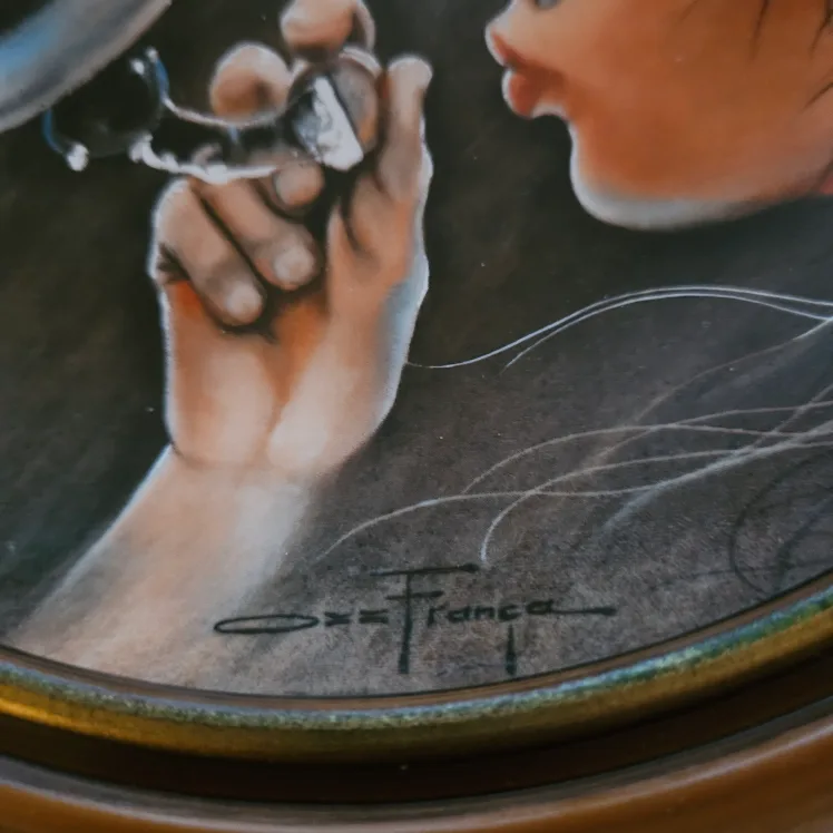 VTG 82s World Of Ozz France Round Plate image indicator(2)