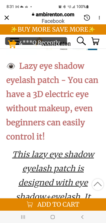 Lazy Eye Shadow Eyelash Patch - photo 2