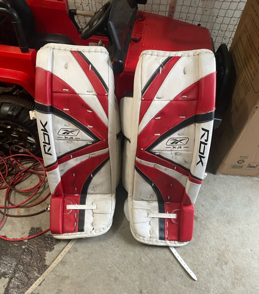 Reebok RBK 7K JR Goalie Pads 32"