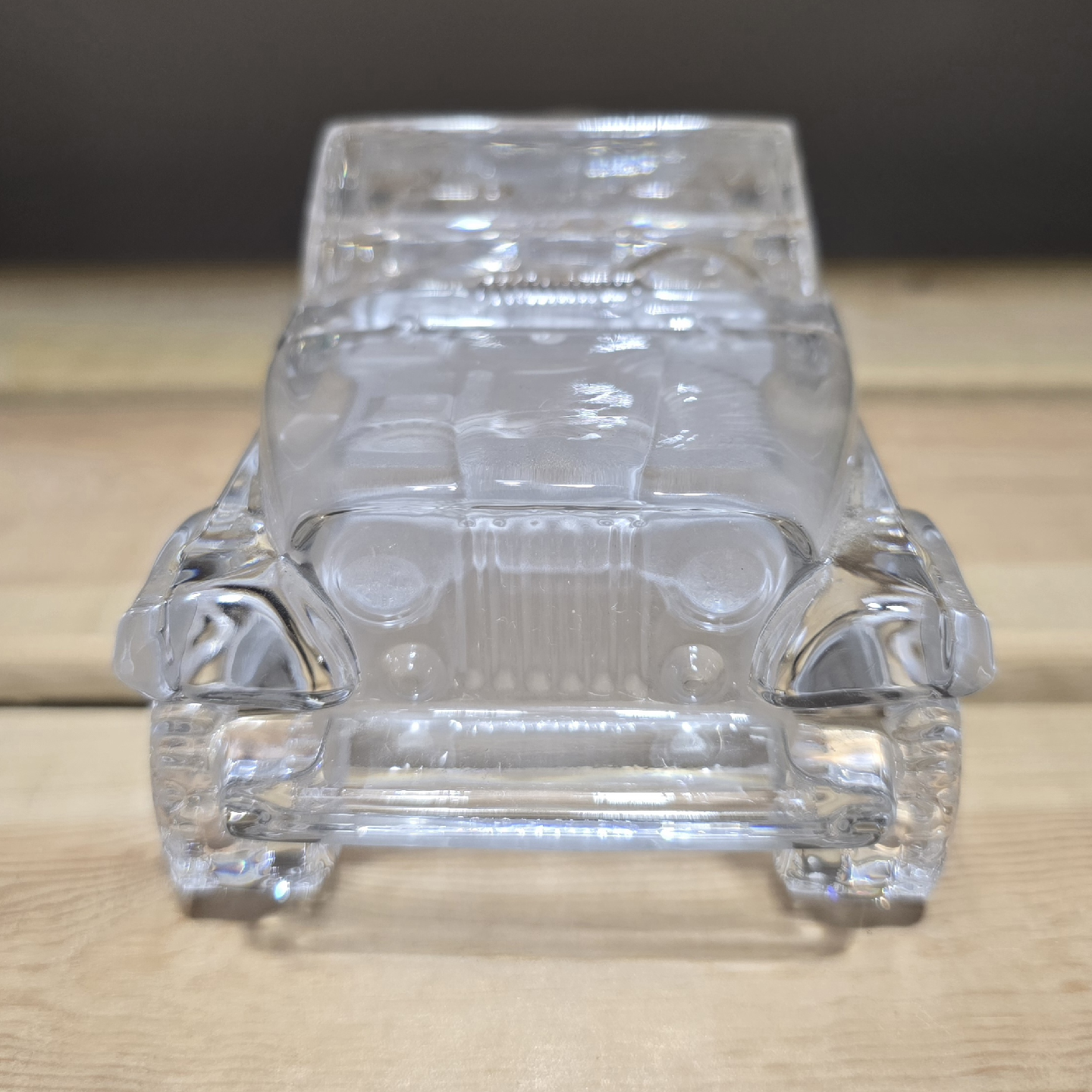 Vintage Hofbauer Glass Crystal Jeep Renegade CJ-7 Figurine - photo 3