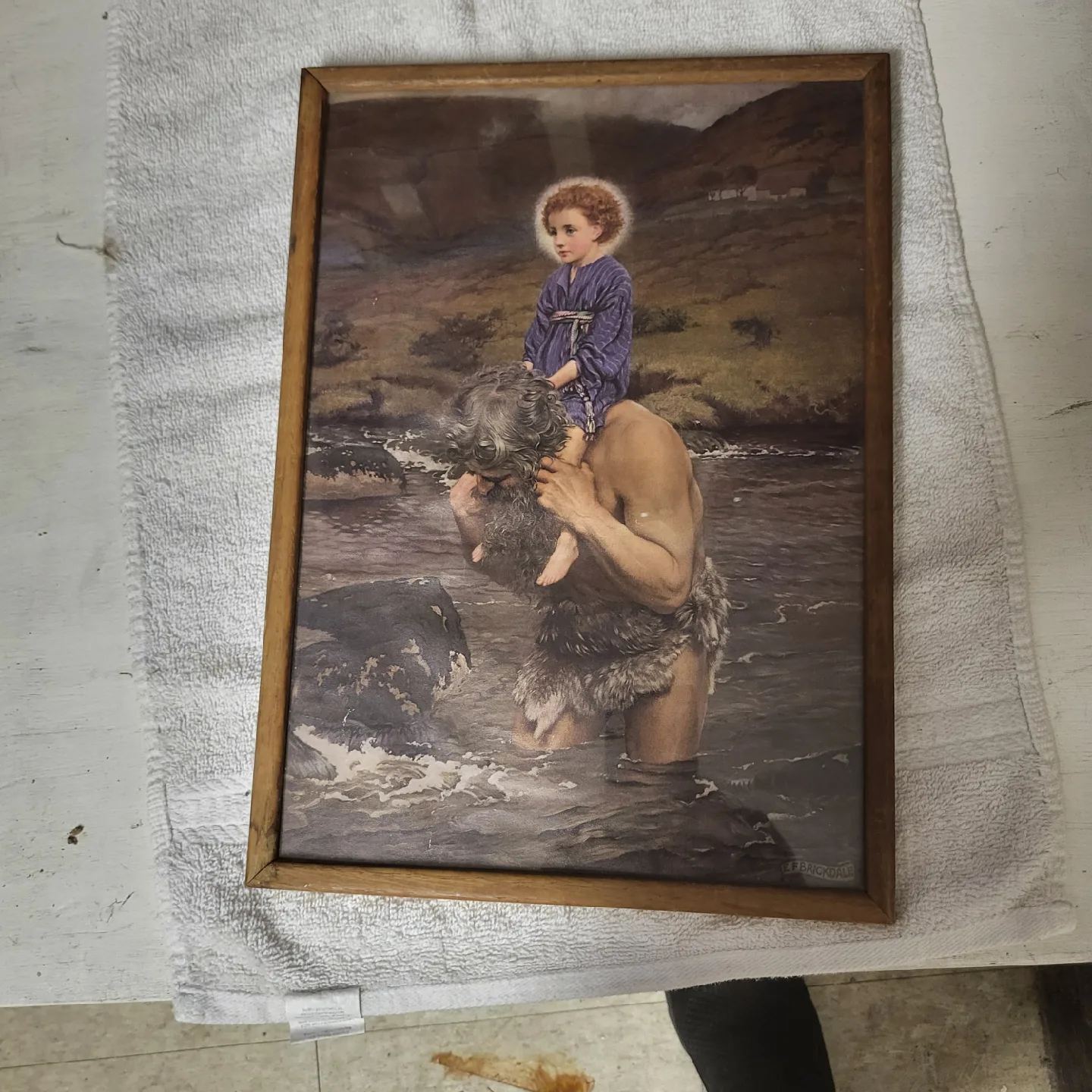 Vintage Framed Print - John the Baptist thumbnail