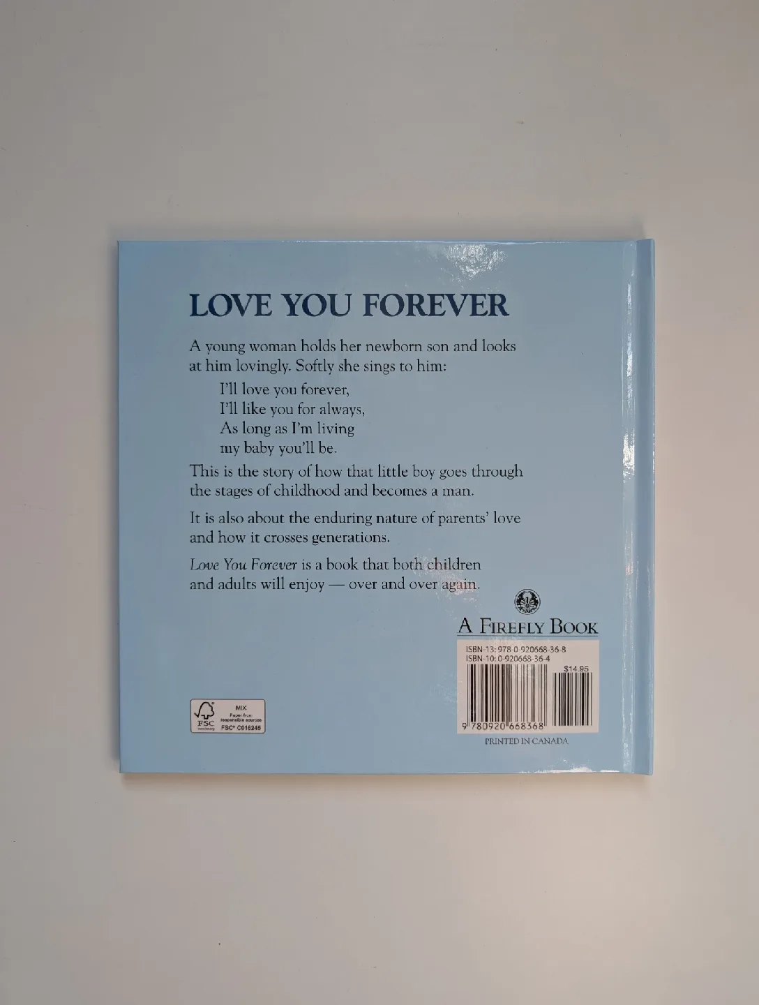 Love You Forever by Robert Munsch Hardcover image indicator(2)