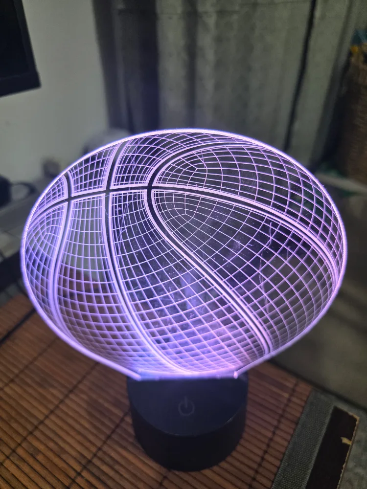 Basketball 3D Illusion Lamp image indicator(2)