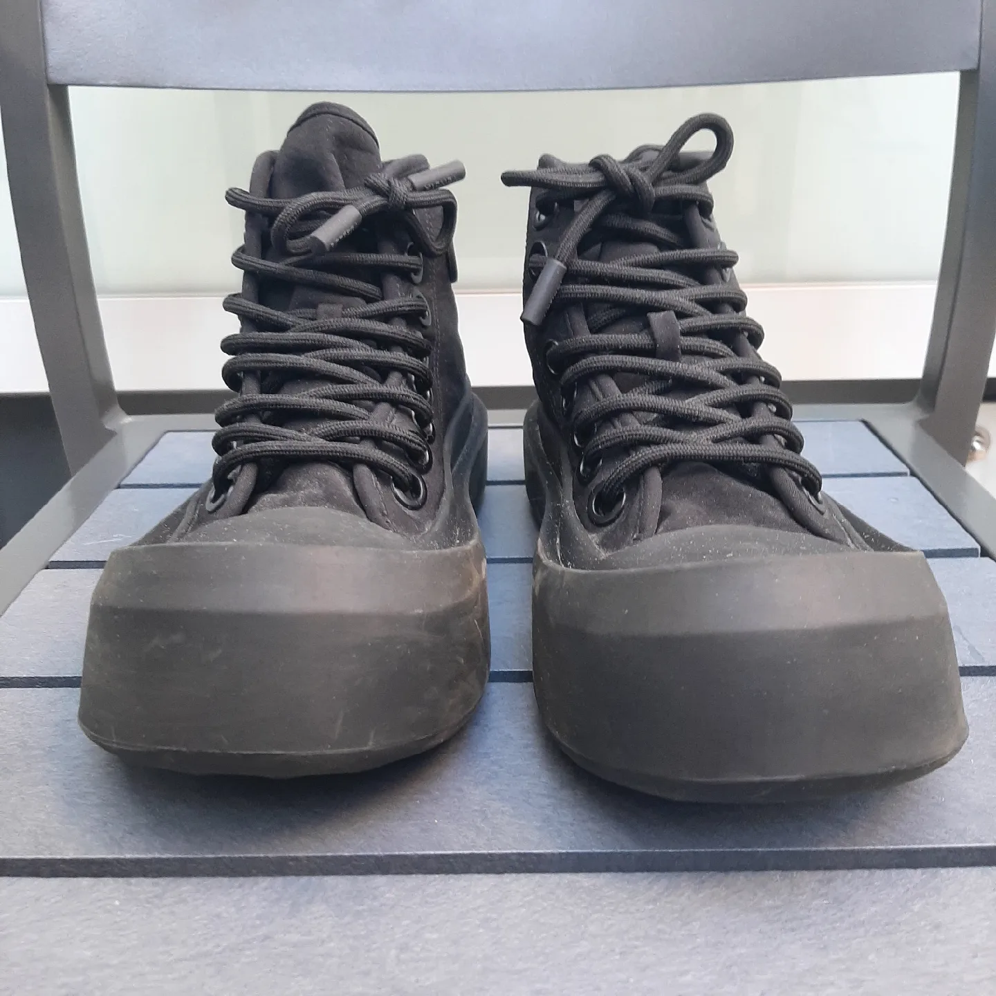 Bottega Veneta Black High-Top Sneakers EU 41 (US 8) image indicator(5)