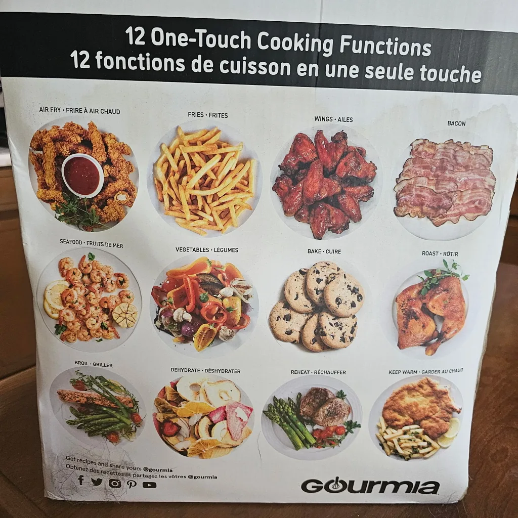 Gourmia Air Fryer image indicator(2)