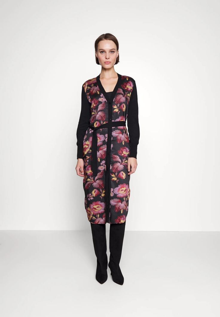 Ted Baker Floral Print Cardigan Dress