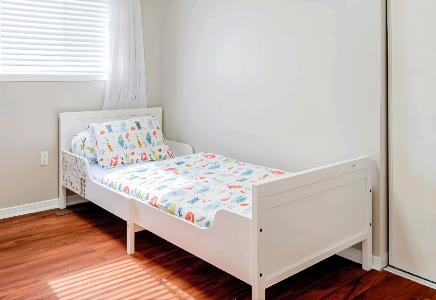 IKEA kids bed extendable with mattress