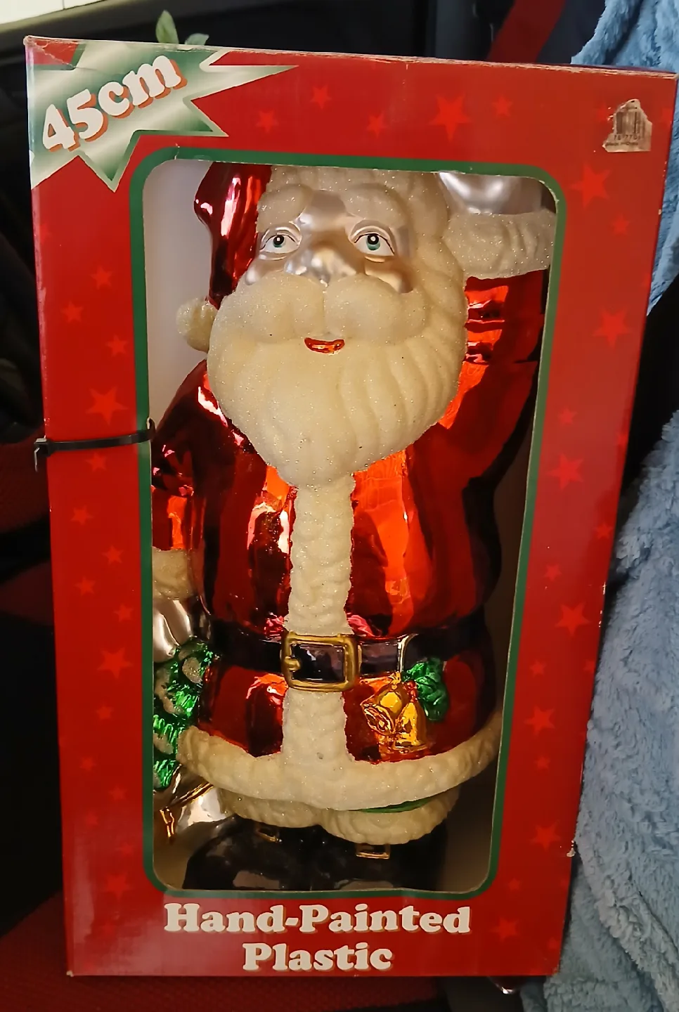 45cm Hand-Painted Santa Claus Figure thumbnail