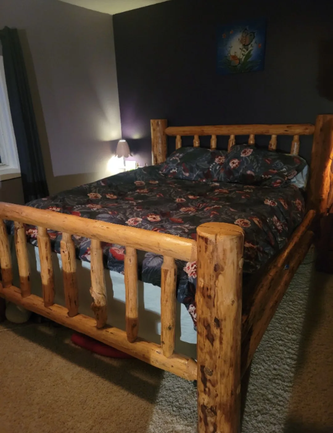 log bed frame - bespoke one of a kind hand made image indicator(3)