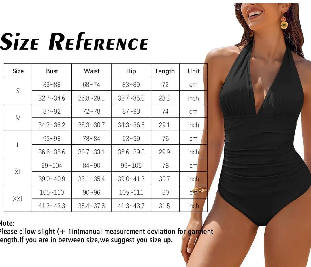 BNWT Brown Halter One Piece Swimsuit image indicator(8)