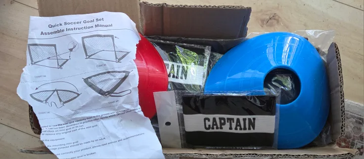 Vavosport Quick Soccer Goal Set - Like New! image indicator(5)