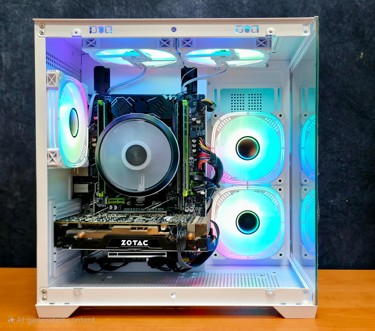 High-Performance Gaming PC, Intel 12-Core, RTX 3060 Ti, 16GB RAM image indicator(2)