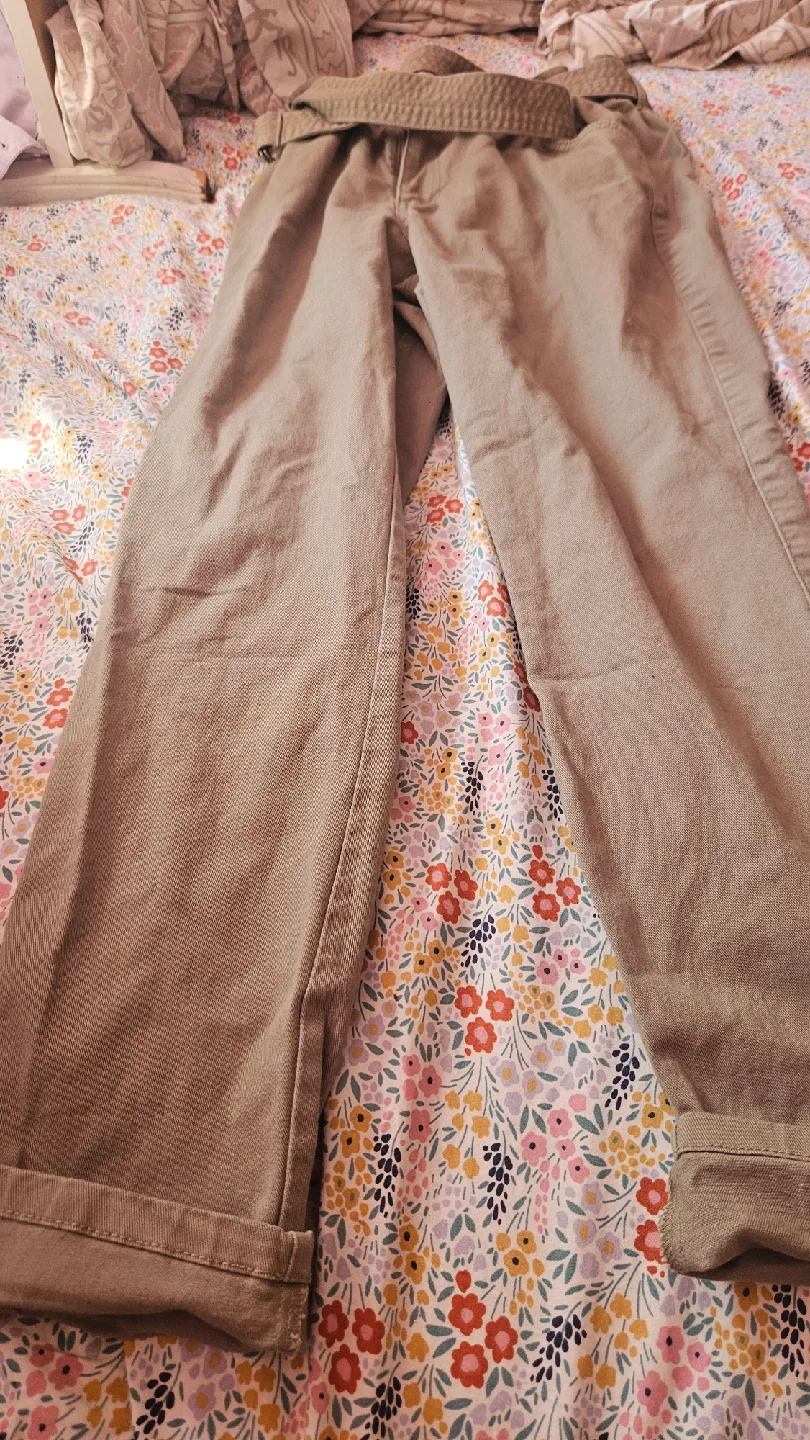 Belted Wide Leg Pants - thumbnail