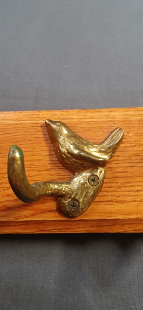 Wooden Coat Rack with Bird Hooks - photo 3