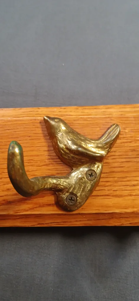 Wooden Coat Rack with Bird Hooks image indicator(3)