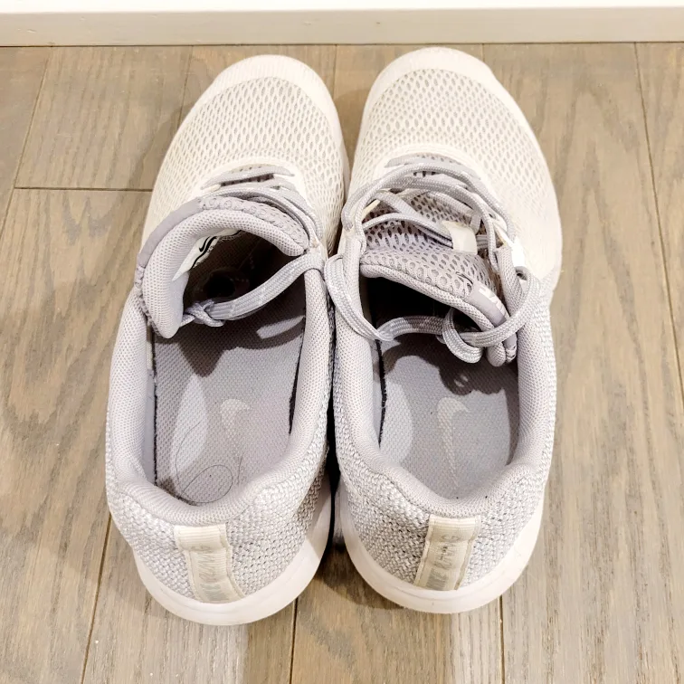 Nike Classic White & Grey Running Shoes  8 US image indicator(7)