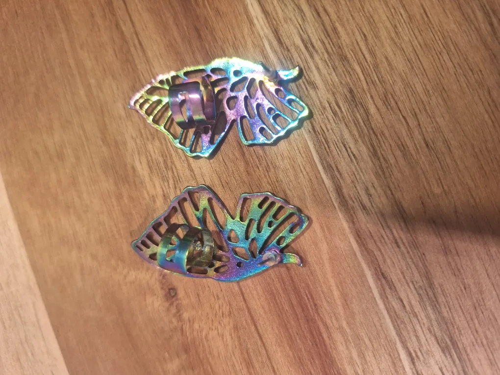 Butterfly Iridescent Earrings image indicator(4)