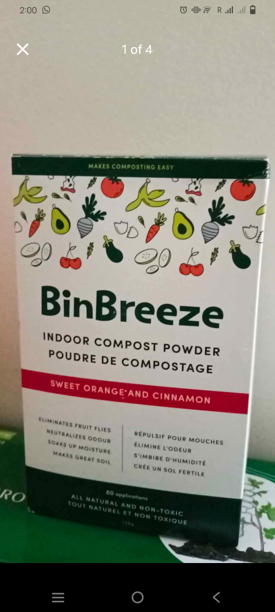 BinBreeze Indoor Compost Powder - Sweet Orange & Cinnamon - photo 3
