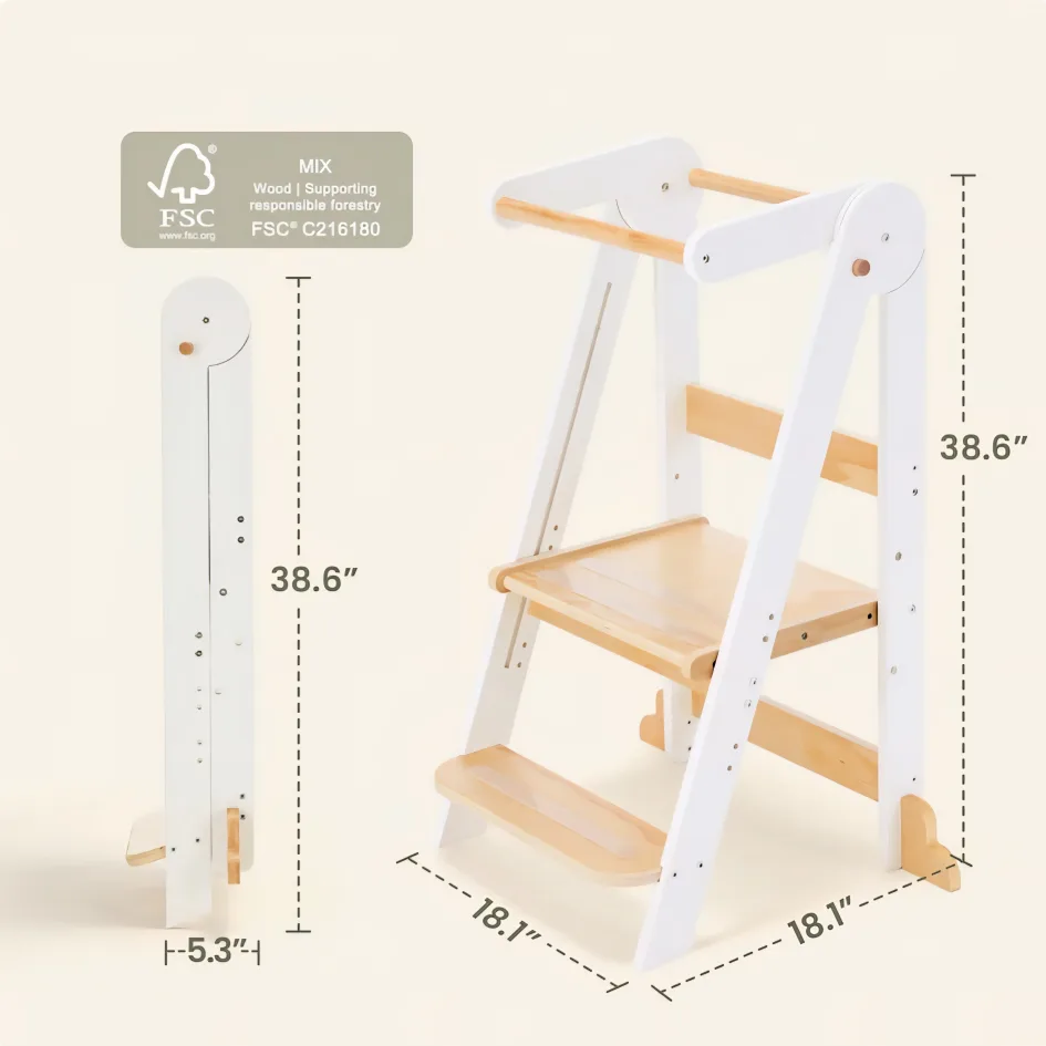 HARPPA Nordi | Foldable Toddler Learning Tower image indicator(5)