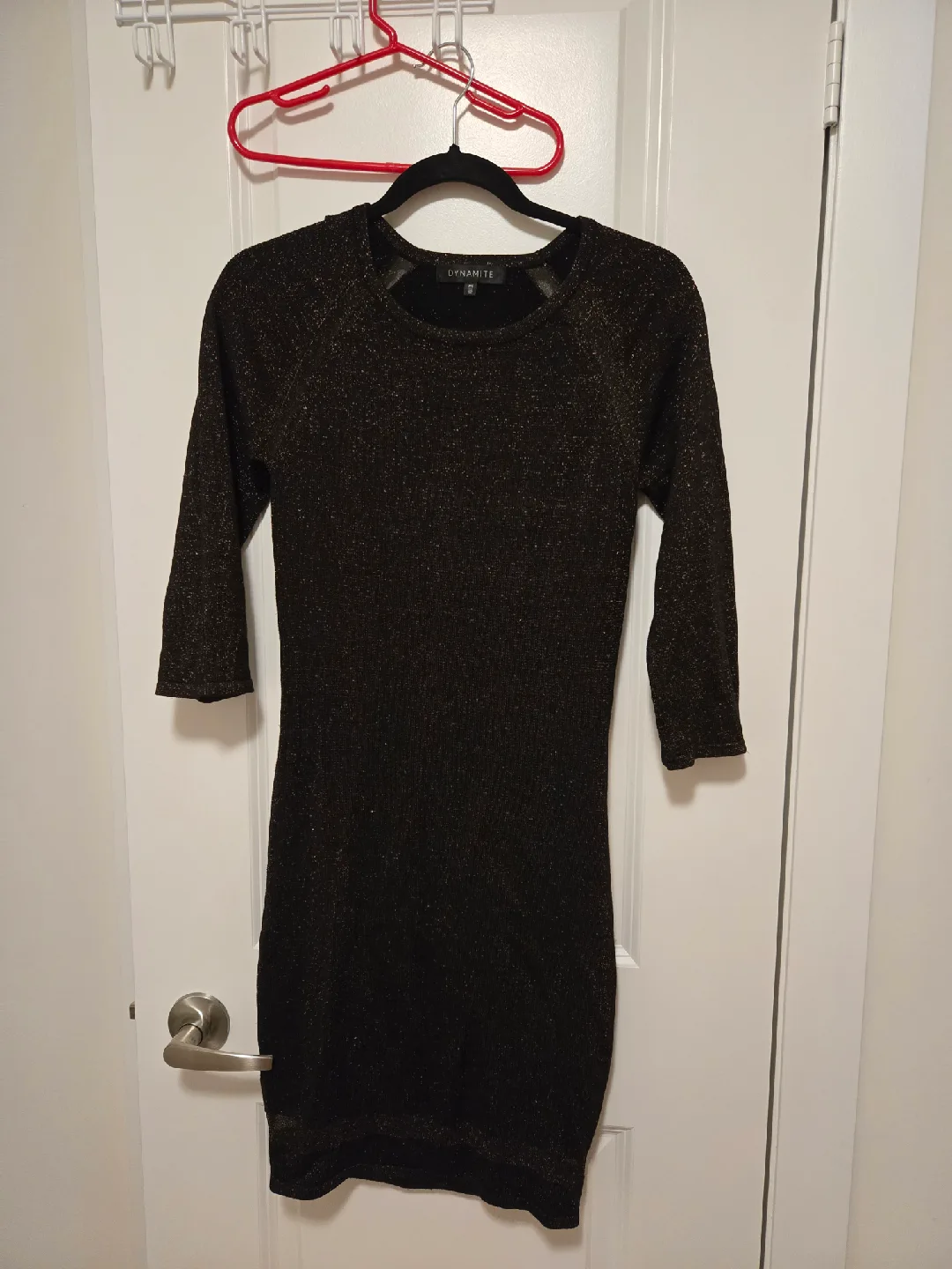 Dynamite Black Dress Size P/S thumbnail