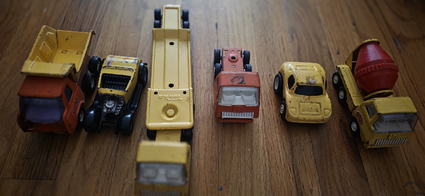 Vintage Tonka Toy Truck LOT of 7