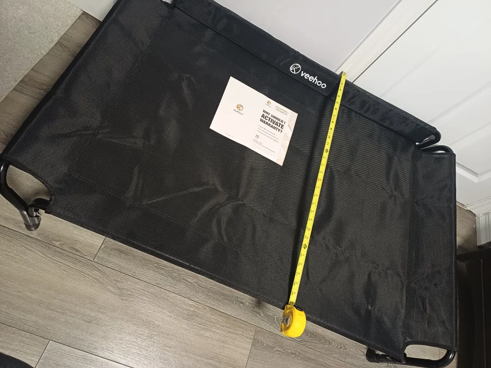 Veehoo Elevated Dog Bed - Black image indicator(2)