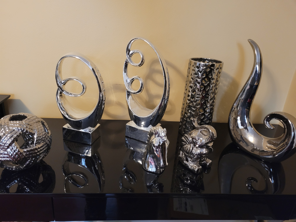 Decorative Vase  &  other items . Silver - photo 2