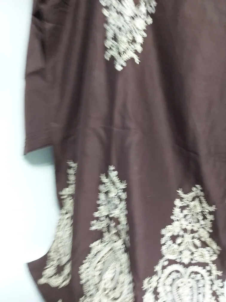 Brown Embroidered Kurti thumbnail