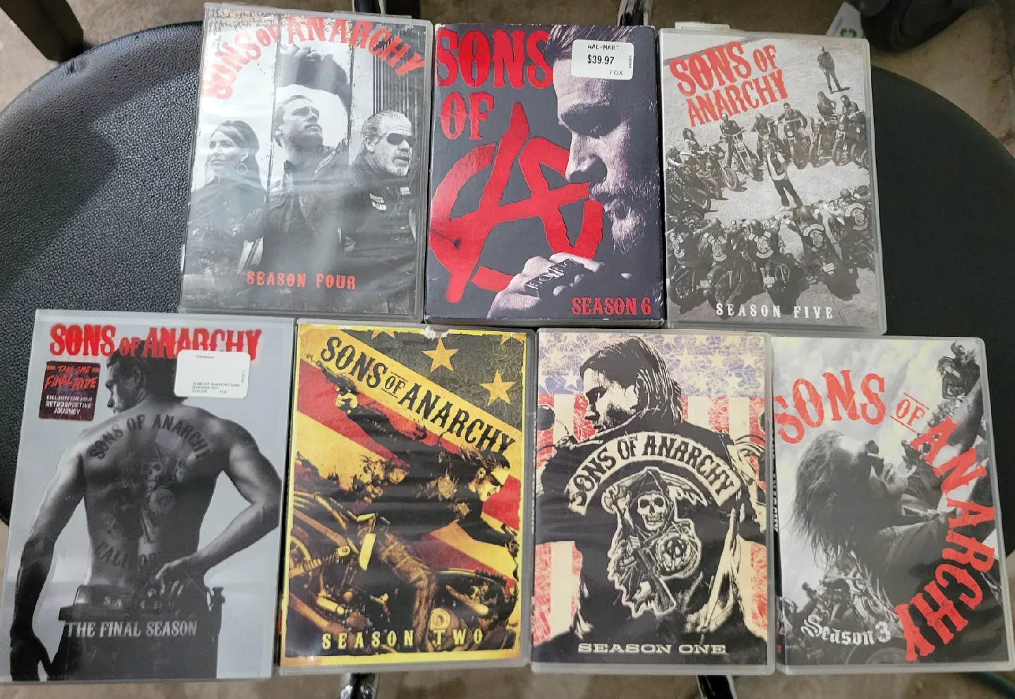 Sons of Anarchy DVD Set (Seasons 1-6, Final)